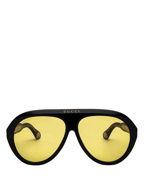 designer sunglasses with yellow lenses|gucci sunglasses with yellow lenses.